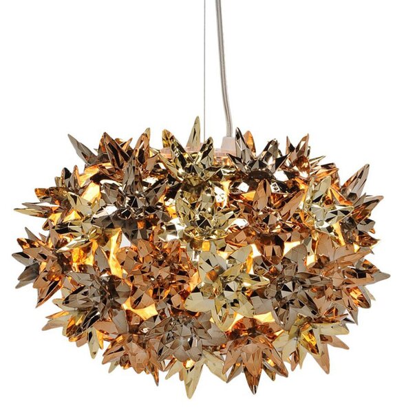 Lampada a sospensione Kartell, Bloom S2, Dorato / Ottone, Soggiorno, Plastica, Design