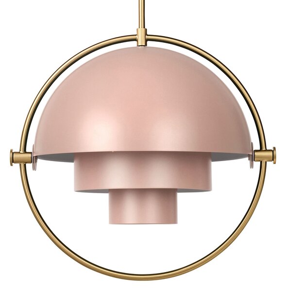 Lampada a sospensione GUBI, Multi-Lite, dimmerabile, Dorato / Ottone, Soggiorno, Metallo, Design