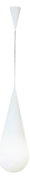Lampada a sospensione Rotaliana, Goccia, dimmerabile, Bianco, Soggiorno, Vetro, Design