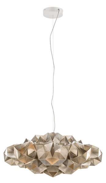 Lampada a sospensione Slamp, Drusa, Beige, Soggiorno, Plastica, Design