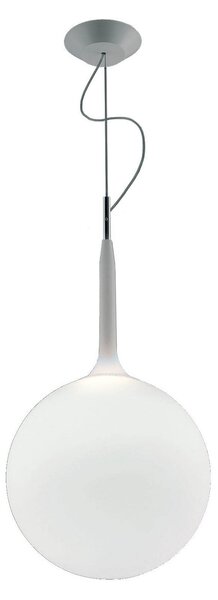 Lampada a sospensione Artemide, Castore, dimmerabile, Bianco, Soggiorno, Vetro, Design
