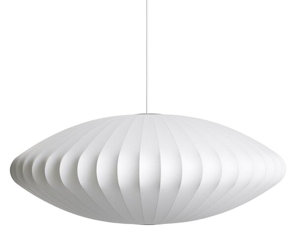 Lampada a sospensione HAY, Nelson Saucer Bubble, dimmerabile, Bianco, Soggiorno, Plastica, Design