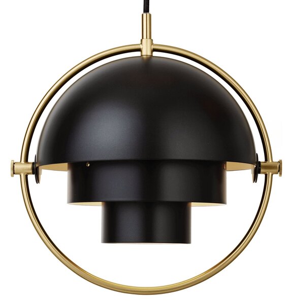 Lampada a sospensione GUBI, Multi-Lite, dimmerabile, Nero, Soggiorno, Metallo, Design
