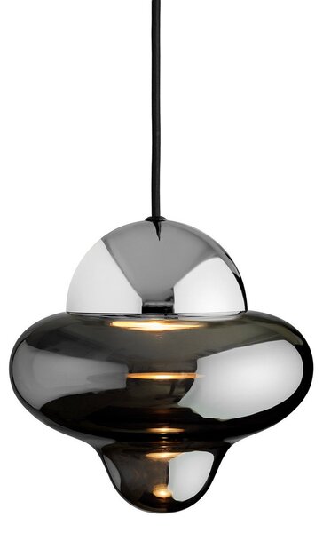 Lampada a sospensione DESIGN BY US, Nutty, dimmerabile, Grigio, Soggiorno, Vetro, Design