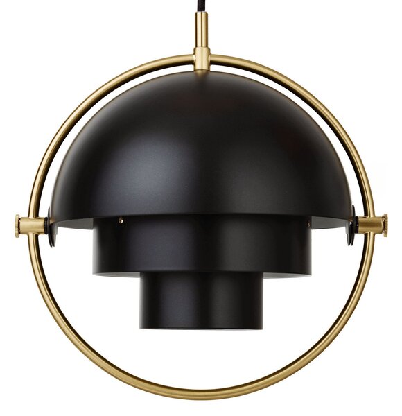 Lampada a sospensione GUBI, Multi-Lite, dimmerabile, Nero, Soggiorno, Metallo, Design