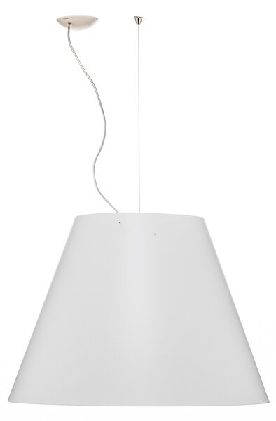 Lampada a sospensione Luceplan, Grande Costanza, Bianco, Soggiorno, Plastica, Design