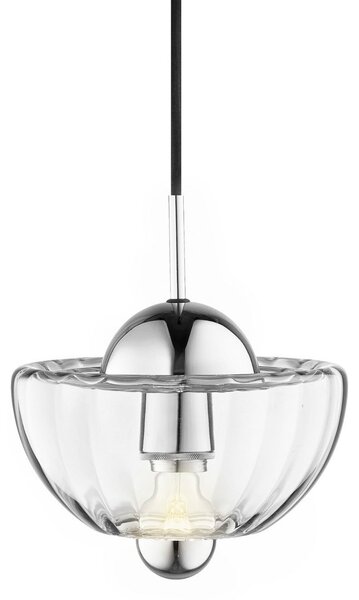 Lampada a sospensione DESIGN BY US, Lotus, dimmerabile, Trasparente, Soggiorno, Vetro, Design