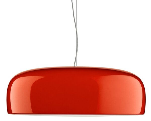 Lampada a sospensione FLOS, SMITHFIELD S, dimmerabile, Rosso, Soggiorno, Metallo, Design