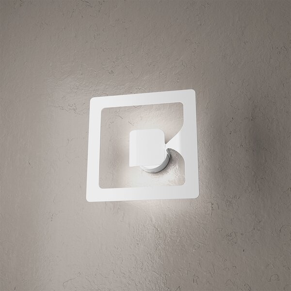 Applique Moderna Gasoline Metallo Bianco 1 Luce Gx53