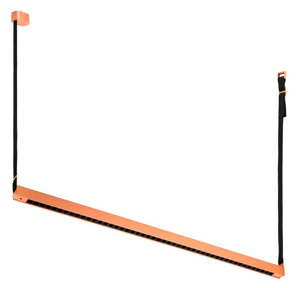 Lampada a sospensione LOOM DESIGN, Belto, dimmerabile, Arancione, Sala da pranzo, Alluminio, Moderno