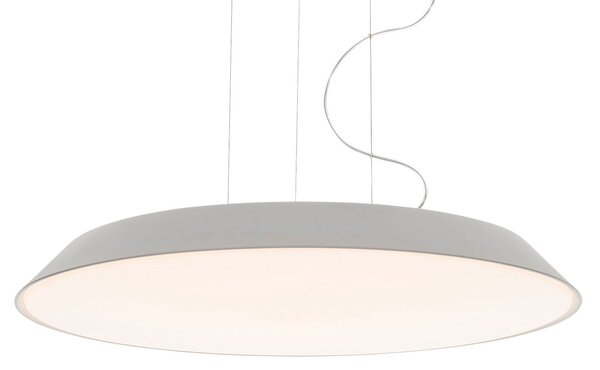 Lampada a sospensione Artemide, Febe, dimmerabile, Bianco, Soggiorno, Plastica, Moderno