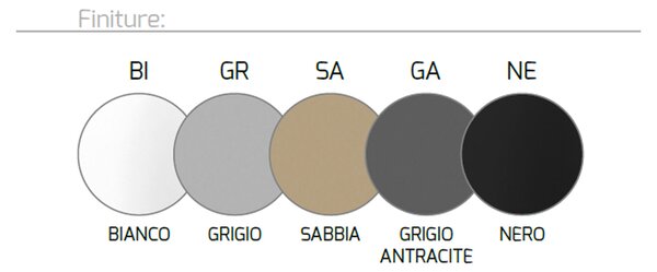 Plafoniera Moderna Disk Metallo Nero 5 Luci Gx53