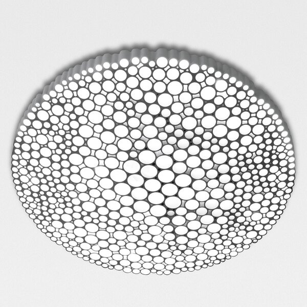 Plafoniera Artemide, Calipso, dimmerabile, Bianco, Soggiorno, Plastica, Design