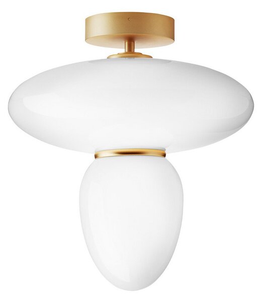 Plafoniera Nuura Aps, Rizzatto 42, dimmerabile, Bianco, Soggiorno, Vetro, Design