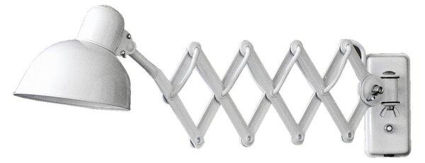 Applique da parete FRITZ HANSEN, Kaiser Idell 6718-W, dimmerabile, Bianco, Soggiorno, Metallo, Design