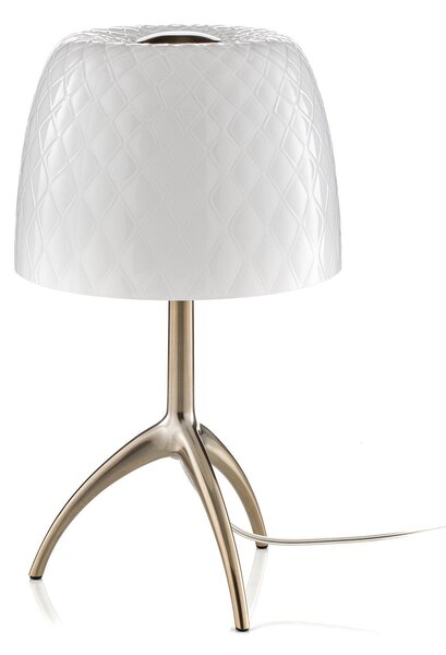 Lampade da tavolo Foscarini, Lumiere, dimmerabile, Bianco, Soggiorno, Vetro, Design