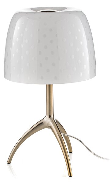 Lampade da tavolo Foscarini, Lumiere, dimmerabile, Bianco, Soggiorno, Vetro, Design