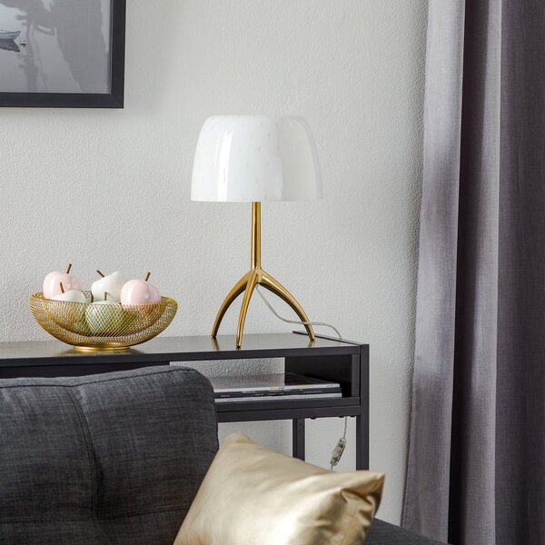 Lampade da tavolo Foscarini, Lumiere, Bianco, Soggiorno, Vetro, Design