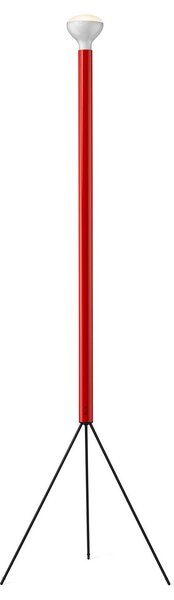 Lampada da terra FLOS, Luminator, dimmerabile, Rosso, Soggiorno, Metallo