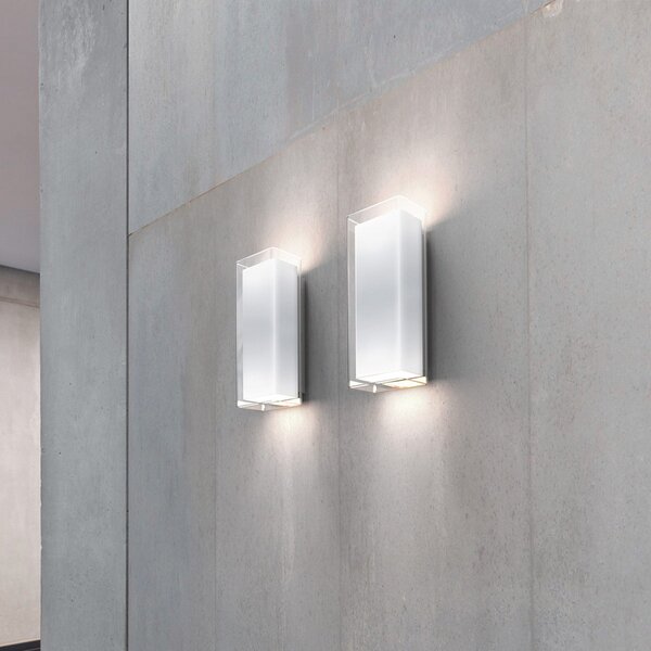 Applique da parete Serien Lighting, Rod Wall, dimmerabile, Bianco, Soggiorno, Vetro, Design