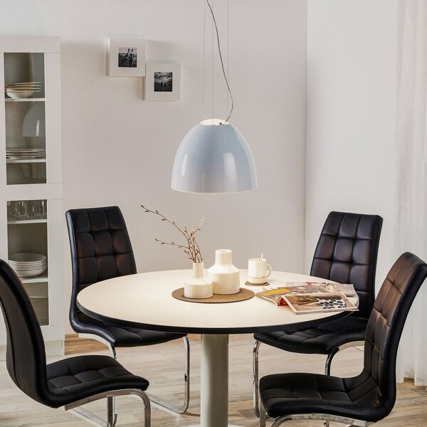 Lampada a sospensione Artemide, Nur Mini Gloss, dimmerabile, Bianco, Soggiorno, Metallo, Design