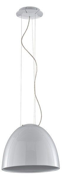 Lampada a sospensione Artemide, Nur Mini Gloss, dimmerabile, Bianco, Soggiorno, Metallo, Design