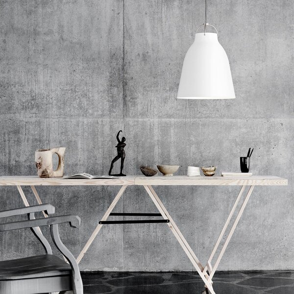 Lampada a sospensione FRITZ HANSEN, Caravaggio P3, dimmerabile, Bianco, Soggiorno, Metallo, Design