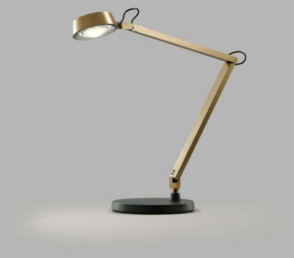 Lampade da tavolo LIGHT-POINT, dimmerabile, Dorato / Ottone, Soggiorno, Alluminio