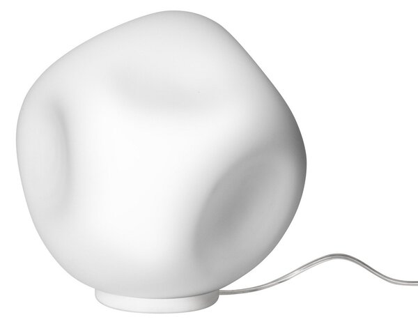 Lampade da tavolo Foscarini, Hoba Media, dimmerabile, Bianco, Soggiorno, Vetro, Design