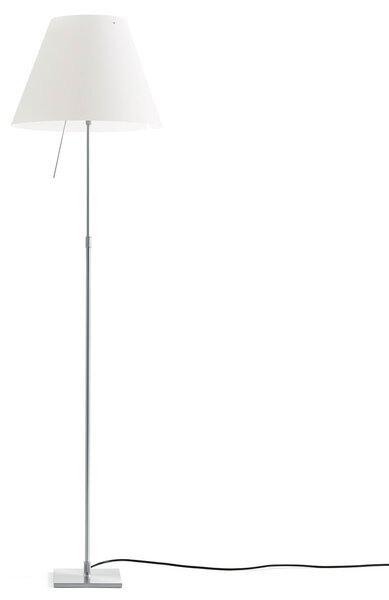 Lampada da terra Luceplan, Costanza, Bianco, Soggiorno, Metallo, Design