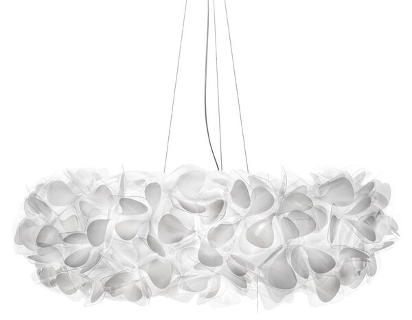 Lampada a sospensione Slamp, Clizia Mama Non Mama, dimmerabile, Bianco, Soggiorno, Plastica, Design