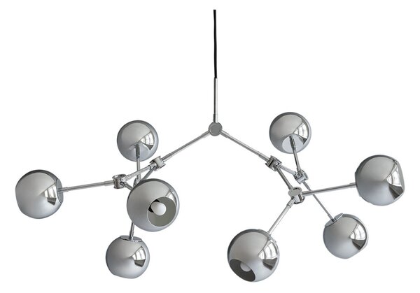 Lampadari 101 COPENHAGEN, dimmerabile, Metallizzato, Soggiorno, Metallo, Moderno