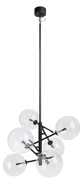 Lampada a sospensione Markslöjd, Andrew, Nero, Soggiorno, Metallo, Scandinavo