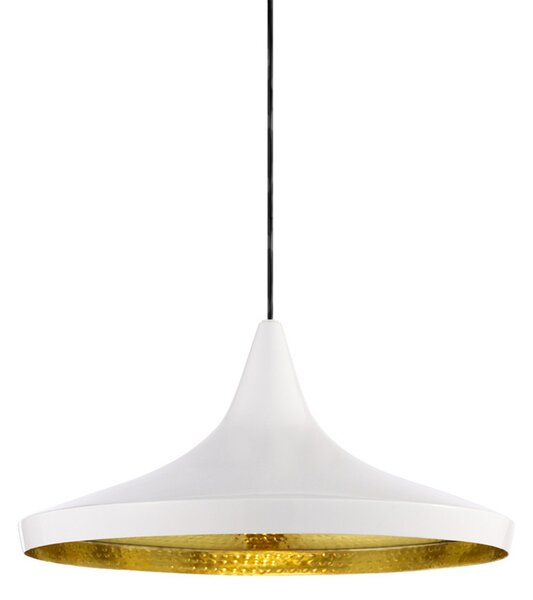 Lampada a sospensione Tom Dixon, Bianco, Soggiorno, Ottone