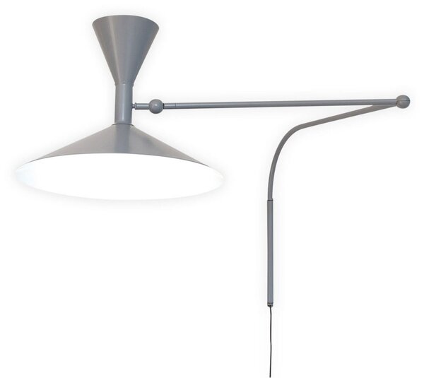 Applique da parete Nemo Lighting, Lampe de Marseille, Grigio, Soggiorno, Metallo