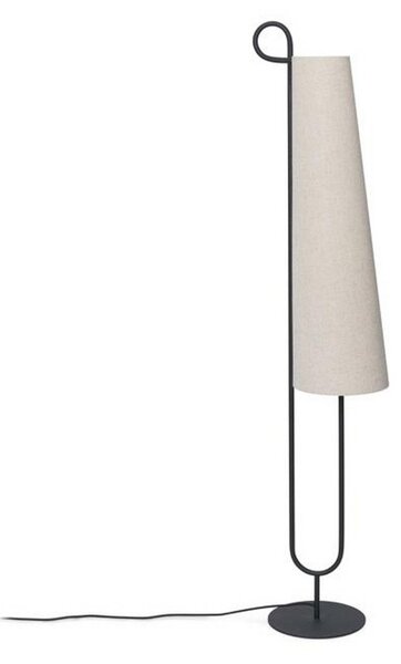 Lampada da terra ferm LIVING, Ancora, Nero, Soggiorno, Metallo, Design