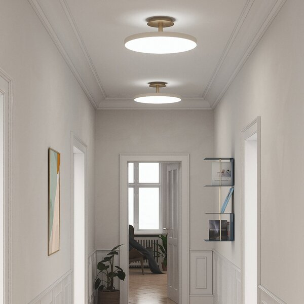 Plafoniera UMAGE, Asteria UP PLUS, dimmerabile, Beige, Soggiorno, Metallo, Design