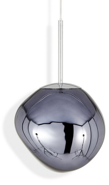 Lampada a sospensione Tom Dixon, Melt Mini, dimmerabile, Grigio, Soggiorno, Plastica, Design