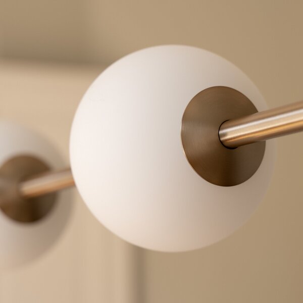 Lampada a sospensione UMAGE, Audrey, dimmerabile, Dorato / Ottone, Sala da pranzo, Metallo, Design