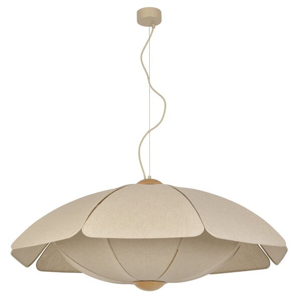Lampada a sospensione MARKET SET, Coquillage, dimmerabile, Beige, Soggiorno, Tessuto / Tessile, Design