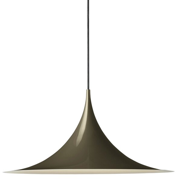 Lampada a sospensione GUBI, Semi, dimmerabile, Marrone / Ruggine, Soggiorno, Metallo, Design