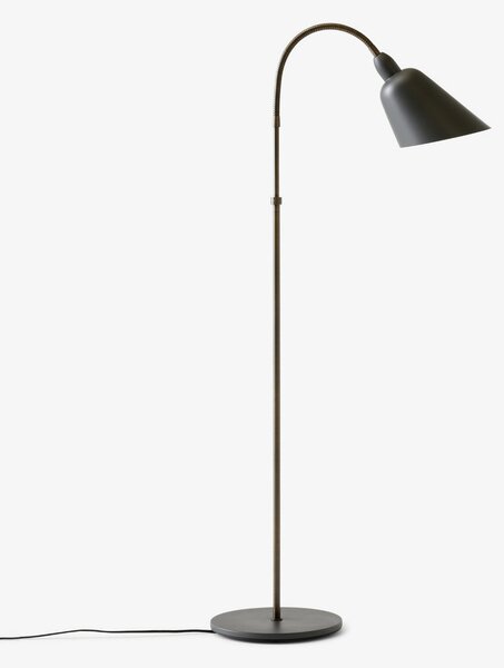 Lampada da terra &Tradition, Bellevue AJ7, Bronzo / Ottone anticato, Soggiorno, Metallo, Design