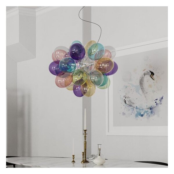 ByRydens 4200440-7000 - Lampadario a sospensione con filo GROSS 8xG9/4W/230V colorato