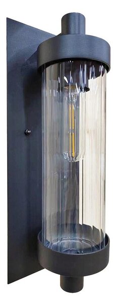 Prezent 28213A - Applique da esterno VERTICA 1xE27/35W/230V IP54 nero