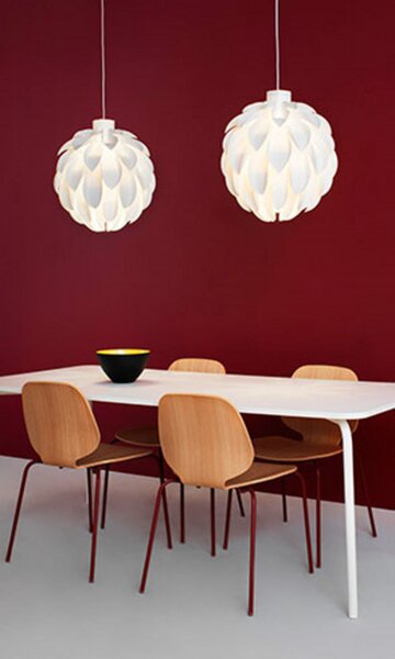 Lampada a sospensione Normann Copenhagen, Bianco, Soggiorno, Plastica