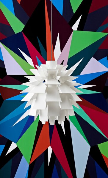 Lampada a sospensione Normann Copenhagen, Bianco, Soggiorno, Plastica