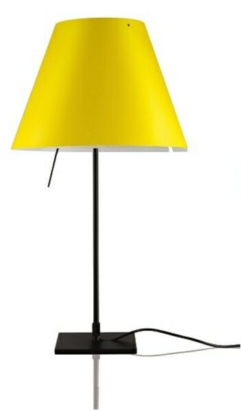 Costanzina Lampada da Tavolo Nero/Smart Yellow - Luceplan