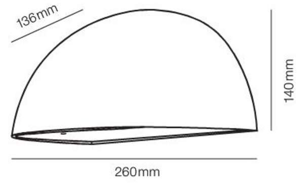 Applique da parete LIGHT-POINT, Dorato / Ottone, Soggiorno, Metallo
