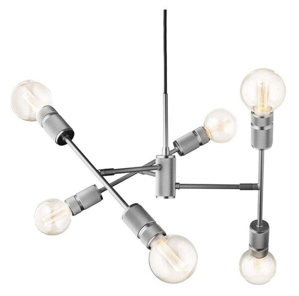 Lampada a sospensione Halo Design, Grigio, Sala da pranzo, Metallo