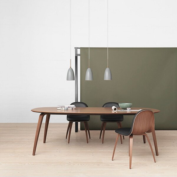 Lampada a sospensione GUBI, Gräshoppa, dimmerabile, Blu, Soggiorno, Metallo, Design